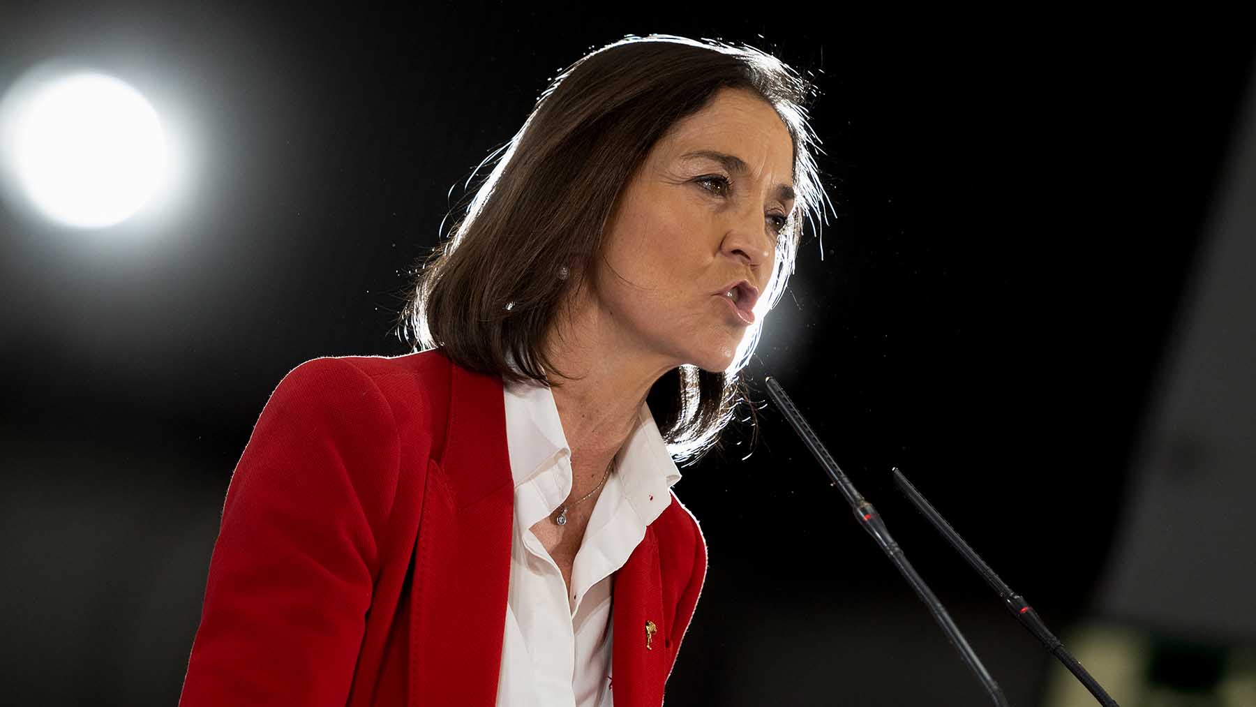 La candidata del PSOE a la Alcaldía de Madrid, Reyes Maroto.