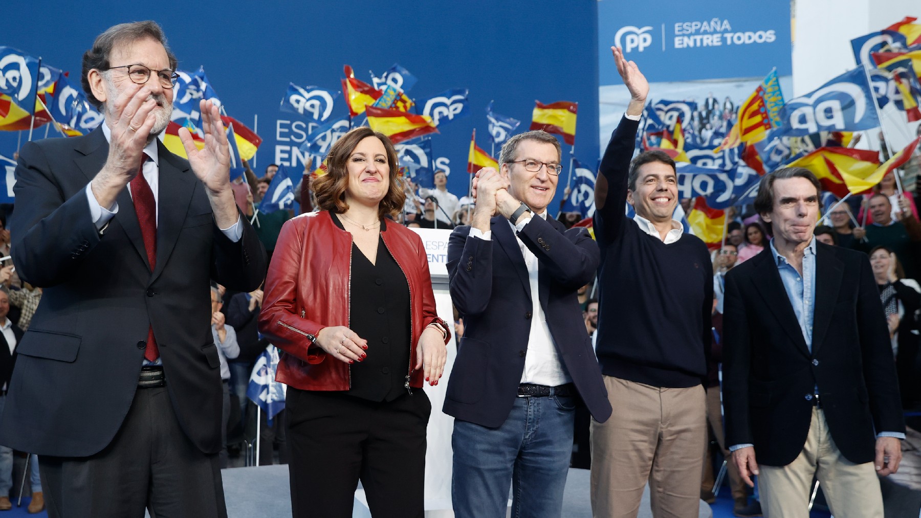 Clausura de la Convención intermunicipal del PP en Valencia. (Foto: EFE)