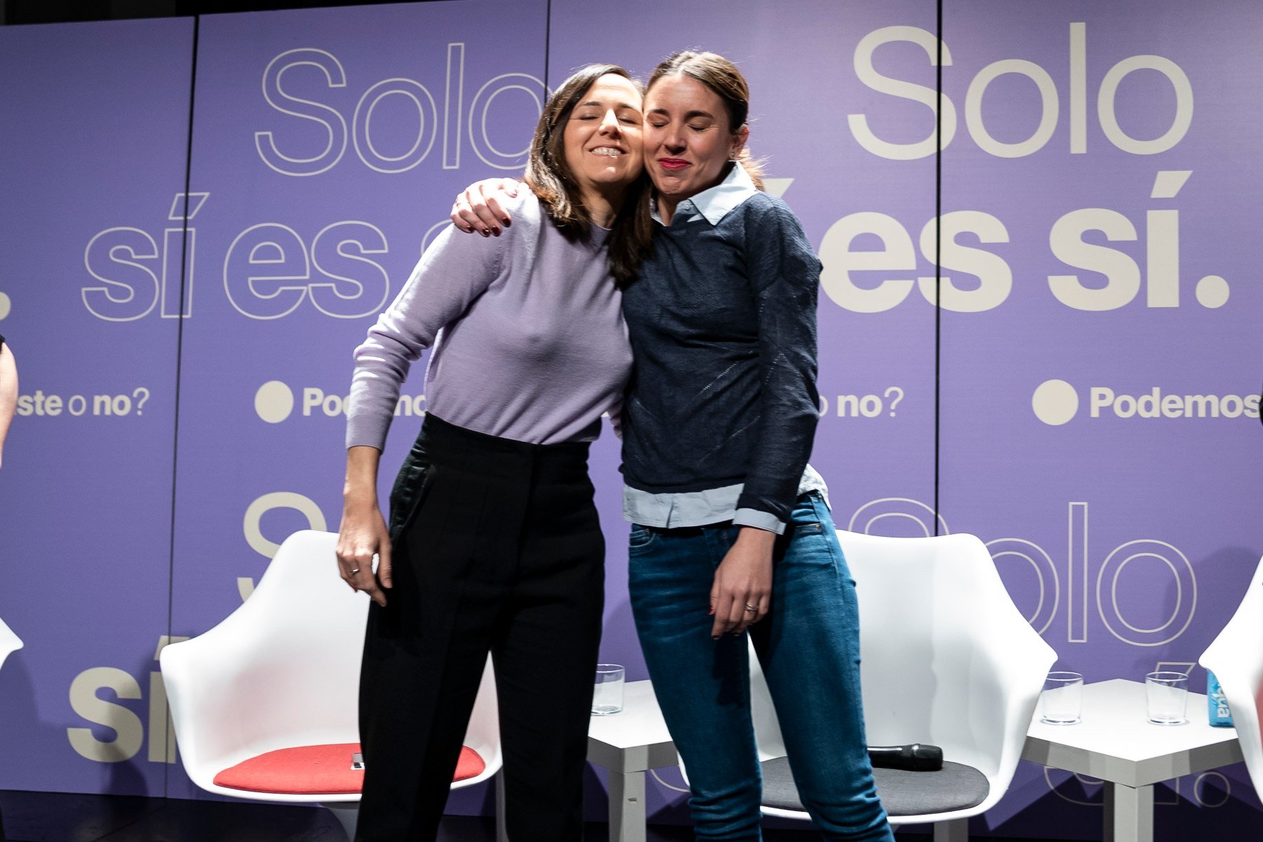 Ione Belarra e Irene Montero. (Foto: EP)