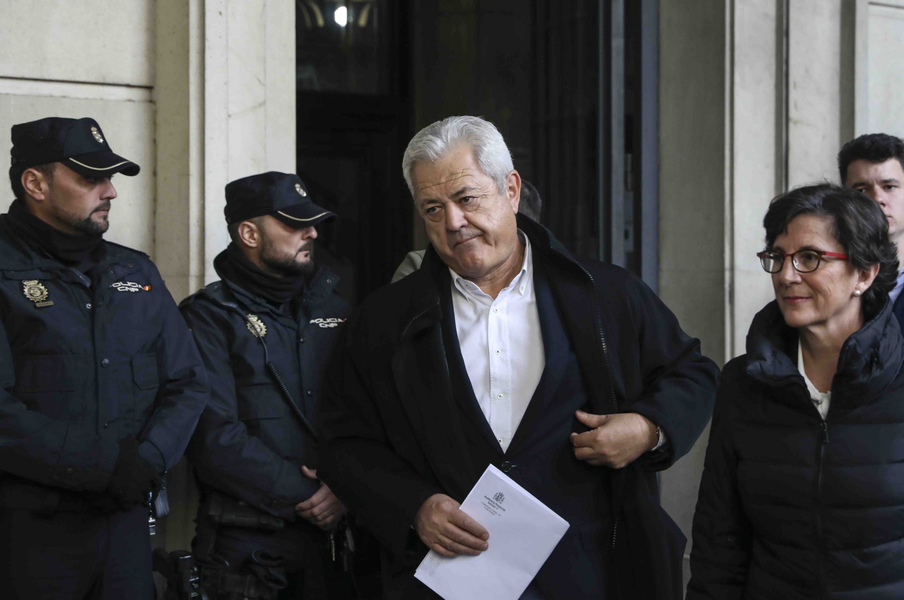 El ex consejero Francisco Vallejo, a la salida del juicio del caso ERE.
