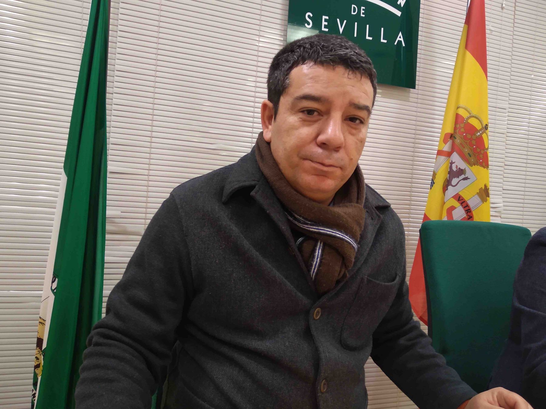 Carlos Raigada, alcalde de Almadén de la Plata.