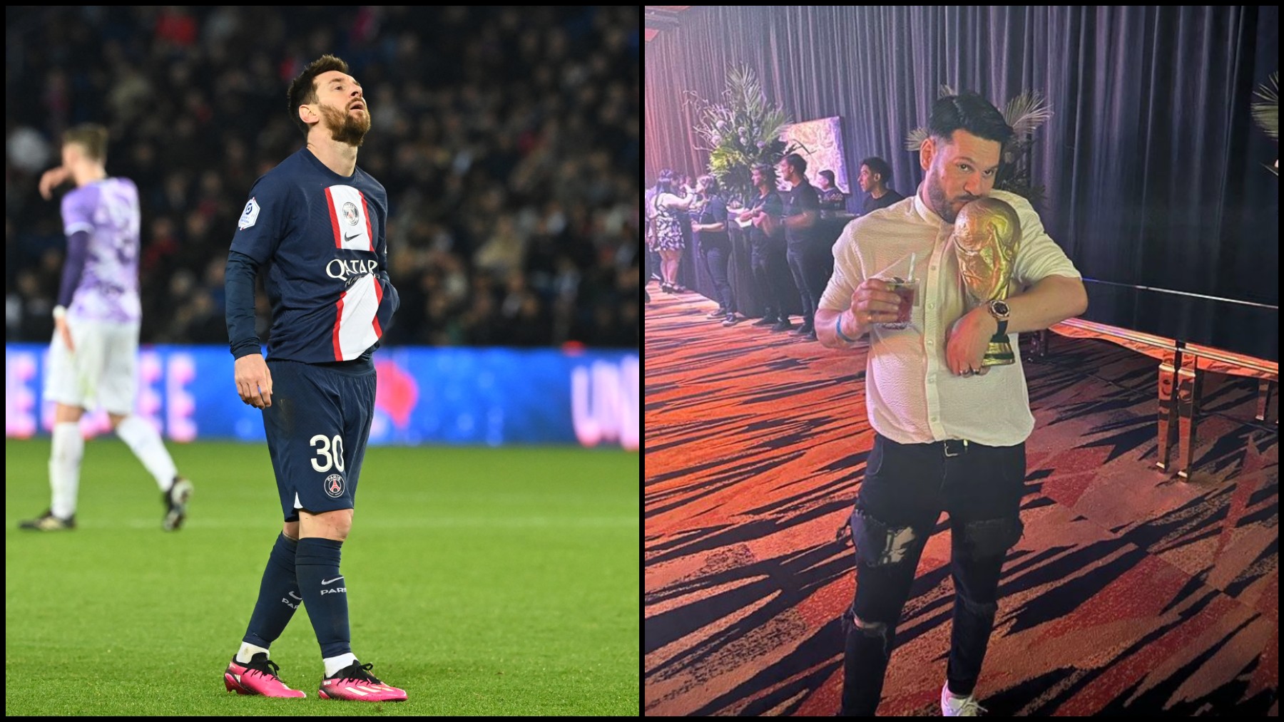 Messi y su hermano. (AFP/Instagram)