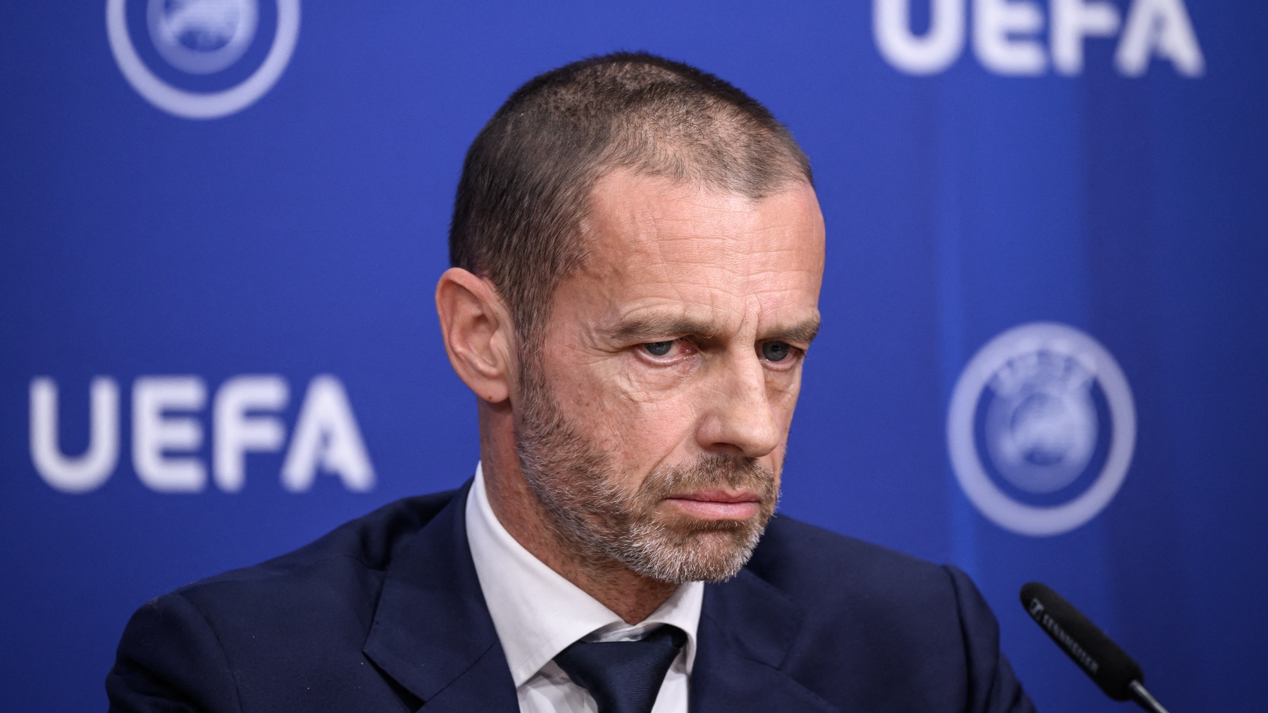 Aleksander Ceferin, presidente de UEFA. (afp)