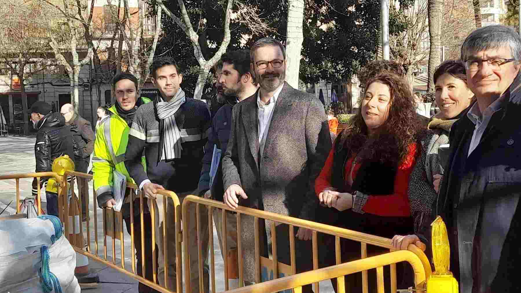 El alcalde de Palma, José Hila, con parte de su equipo de gobierno.