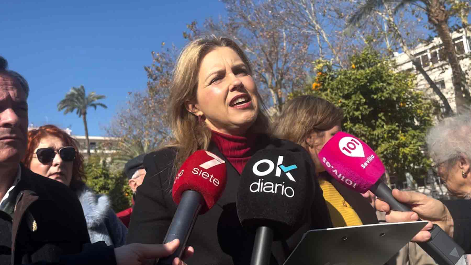 Cristina Peláez, candidata de Vox en Sevilla.