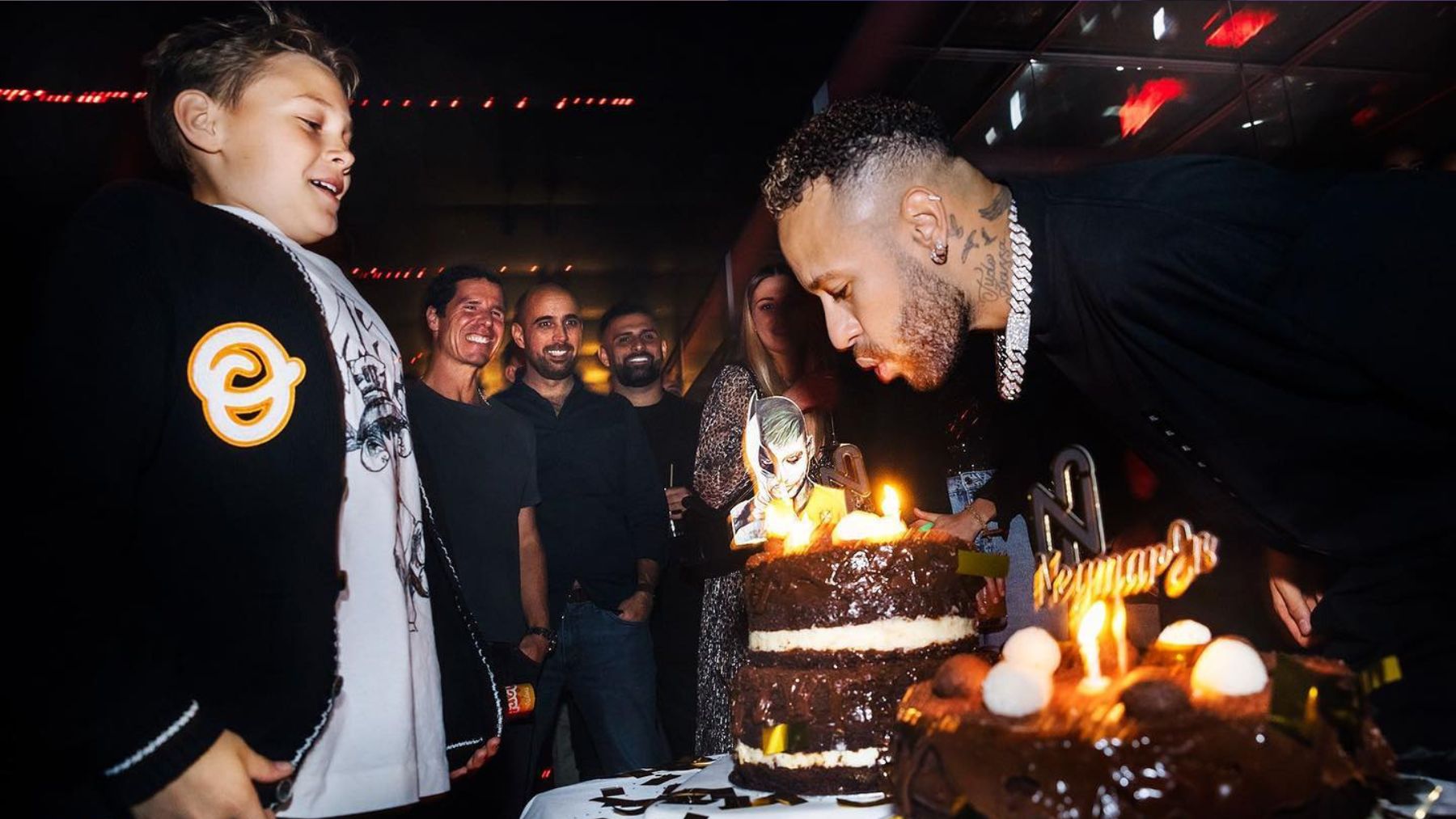 La fiesta de cumpleaños de Neymar.