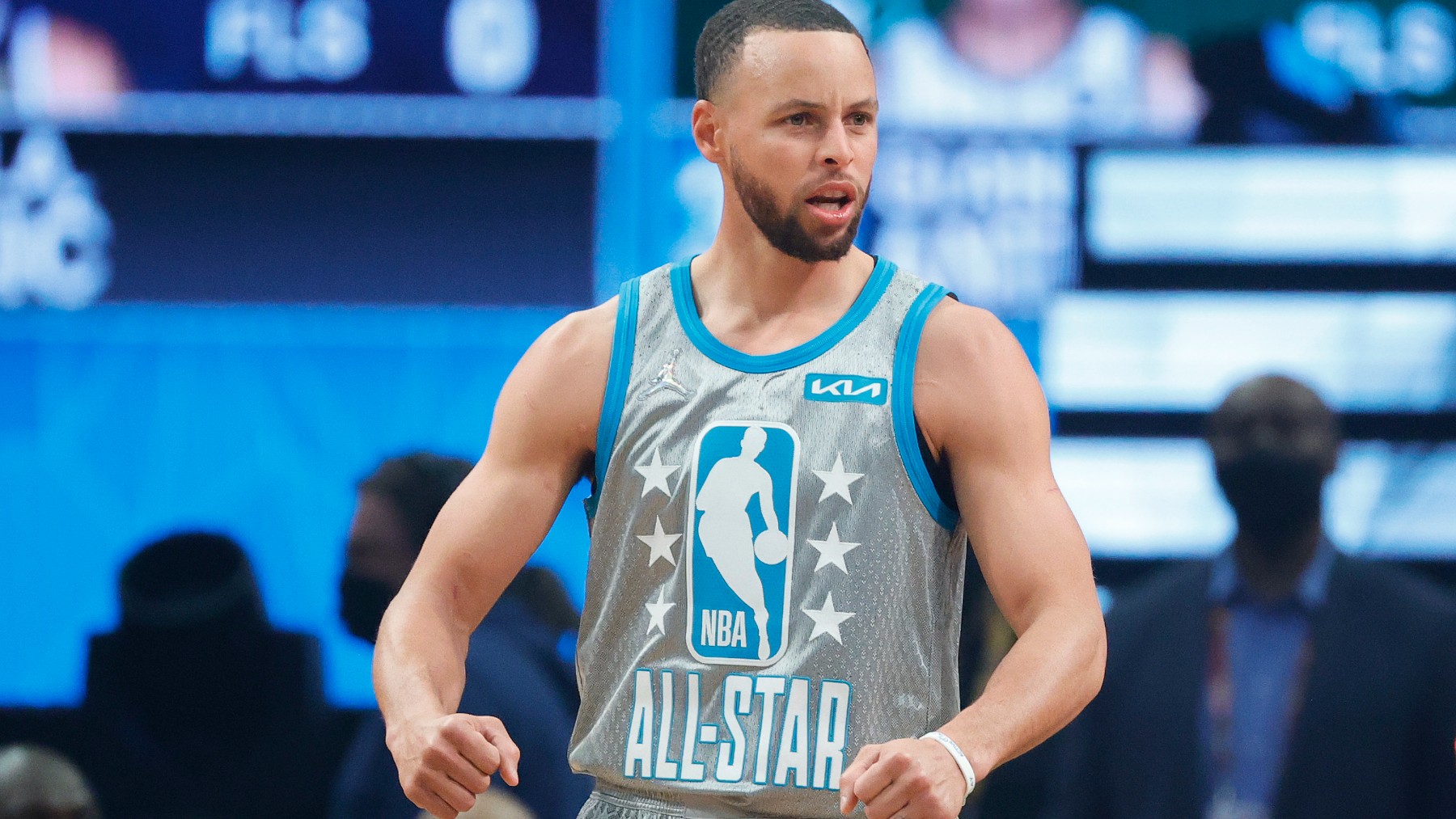 Stephen Curry, durante el NBA All-Star 2022. (Getty)