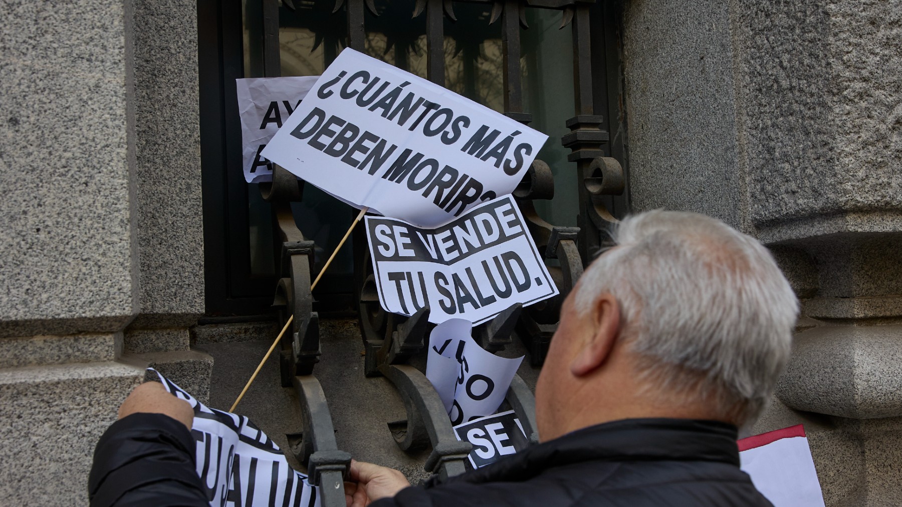 Manifestación por la sanidad el pasado domingo en Madrid.