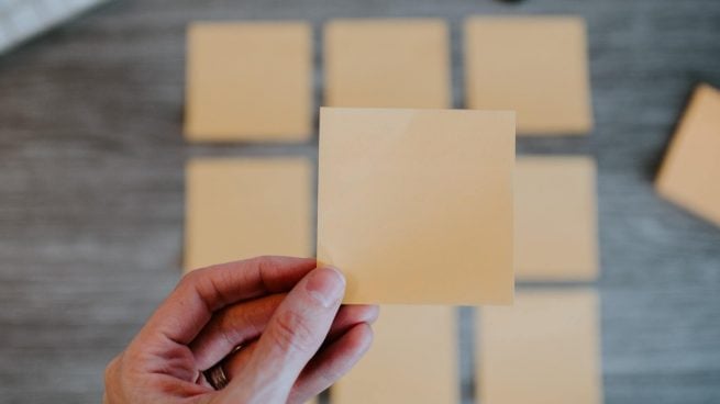 post-it forma correcta