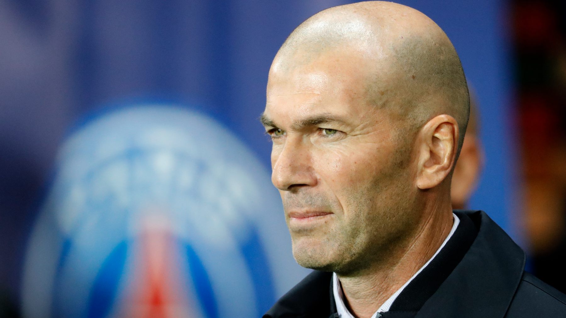 Zidane, en un partido con el Real Madrid ante el PSG. (AFP)