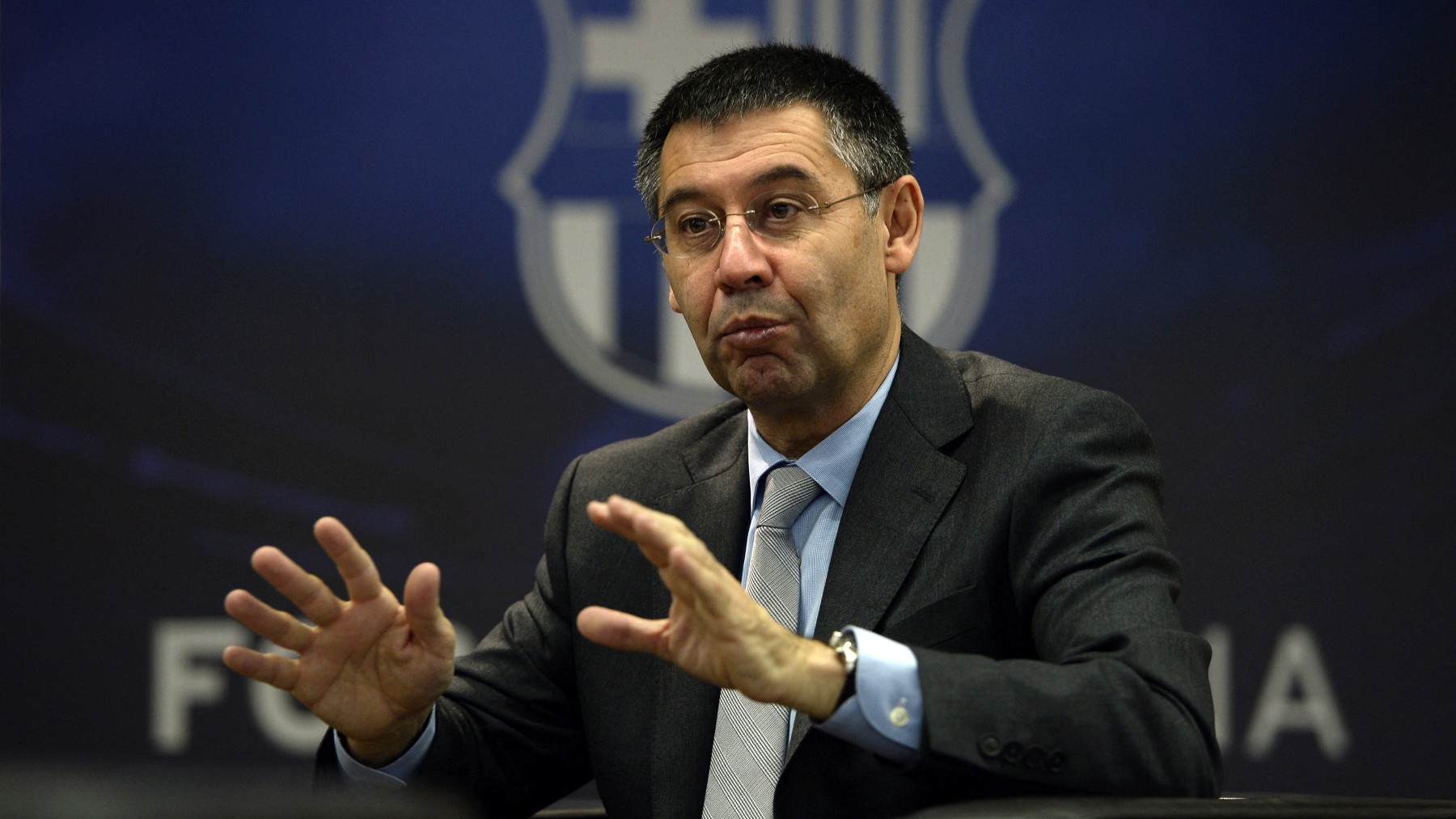 Bartomeu, en su época de presidente del Barça. (AFP)