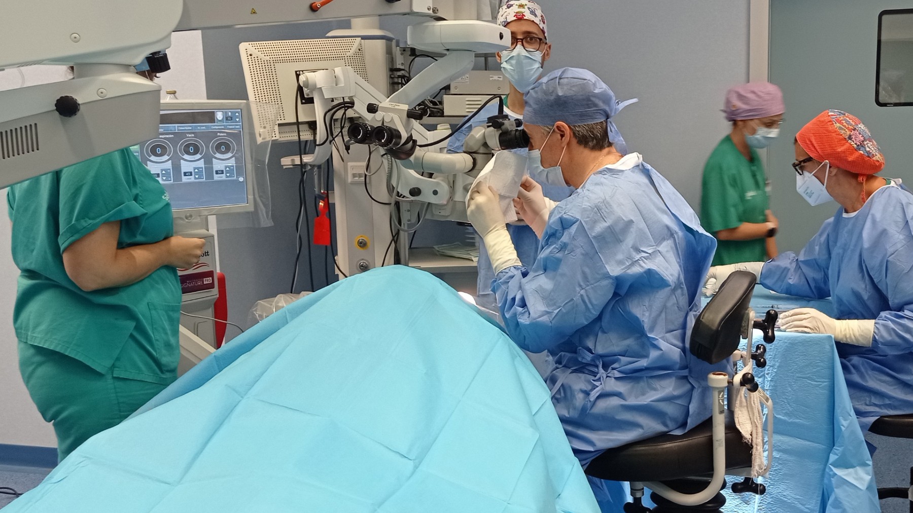 Sala de operaciones en un hospital.