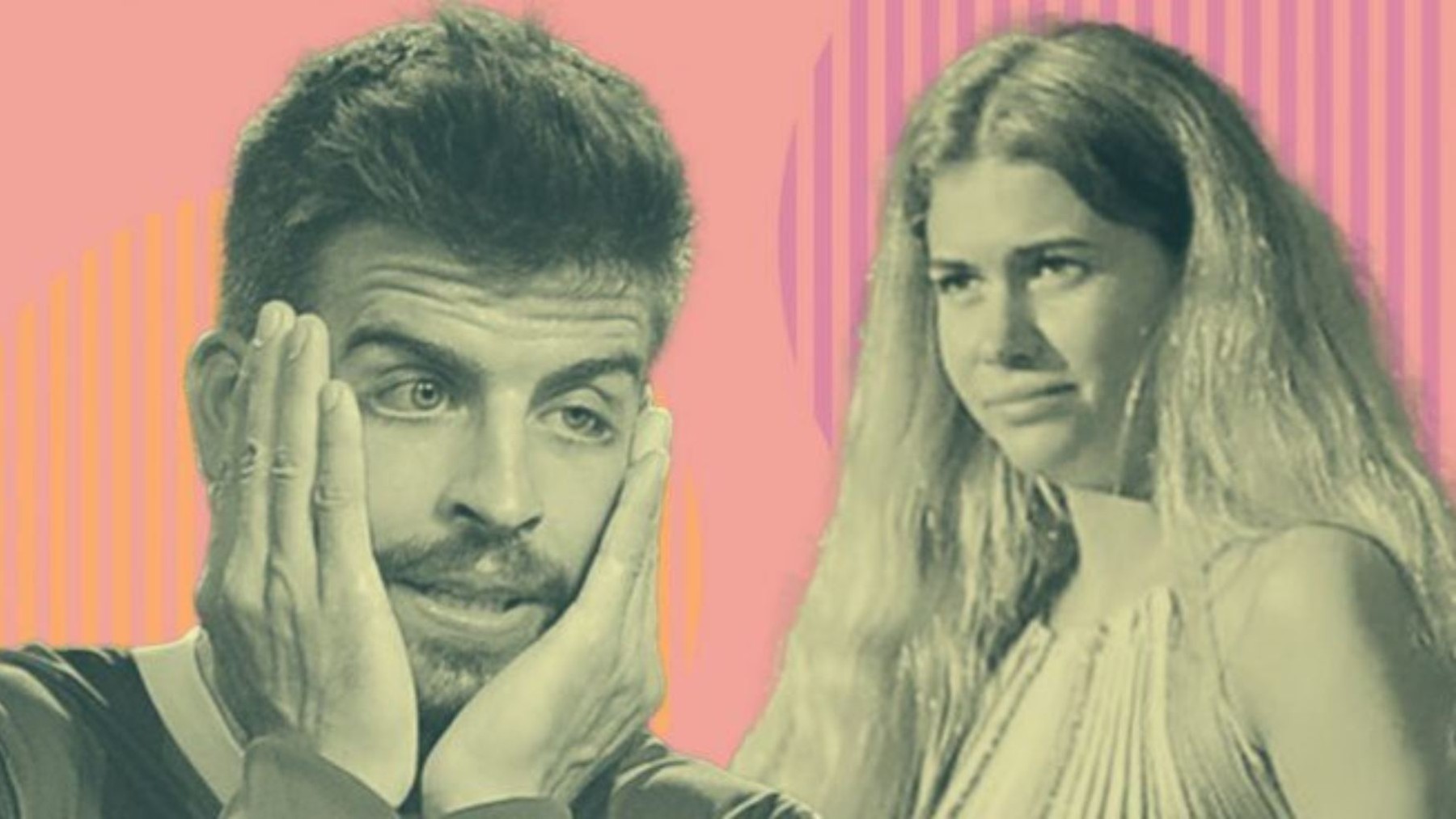Piqué y Clara Chía.