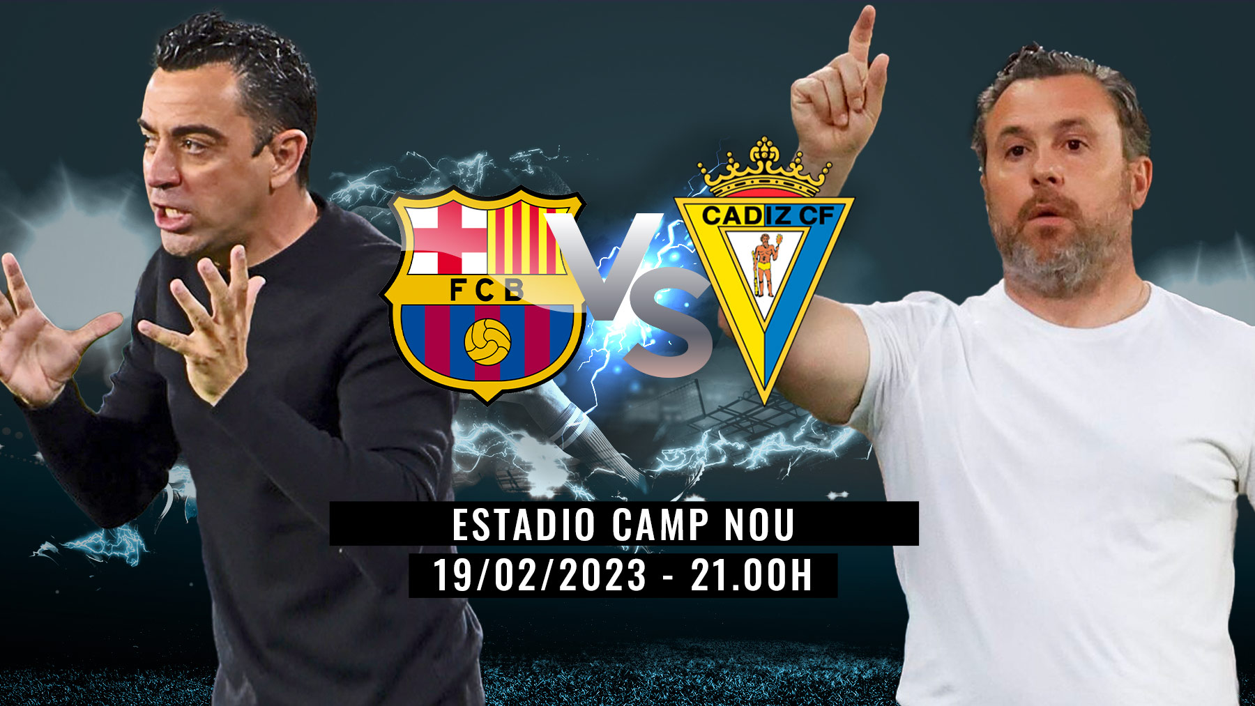 Barcelona y Cádiz se enfrentan en el Camp Nou.