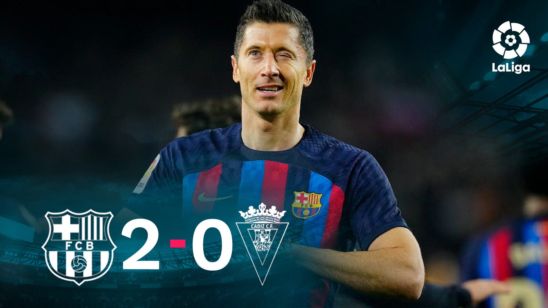 El Barcelona venció al Cádiz en el Camp Nou.