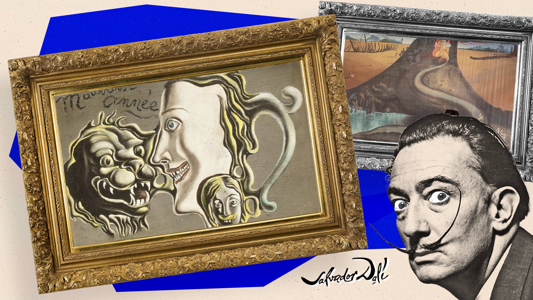 Dos obras de Dalí en el SAM 2023 de Madrid.