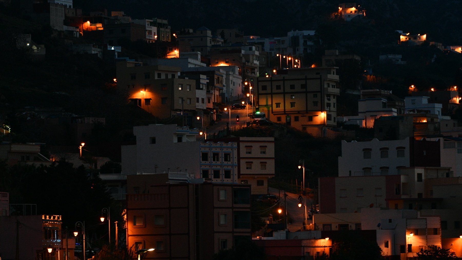 Vista de Castillejos, ciudad marroquí fronteriza con Ceuta (EUROPA PRESS).
