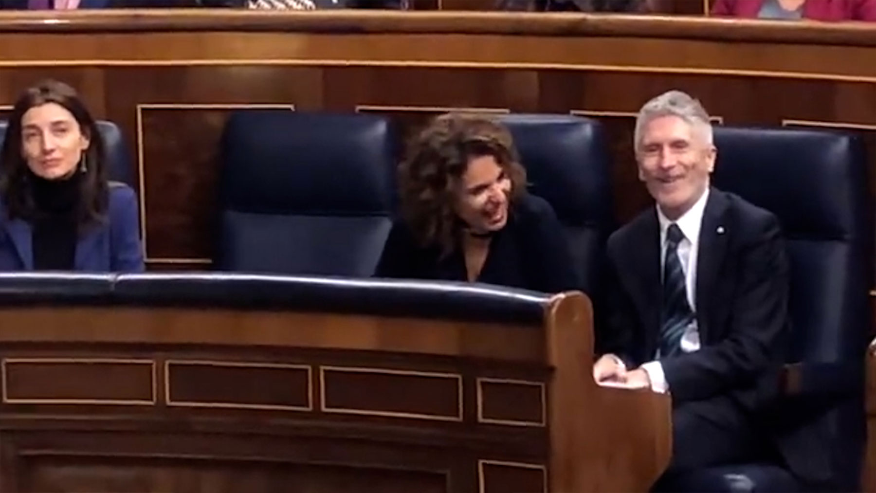 Llop, Montero y Marlaska en el Congreso.