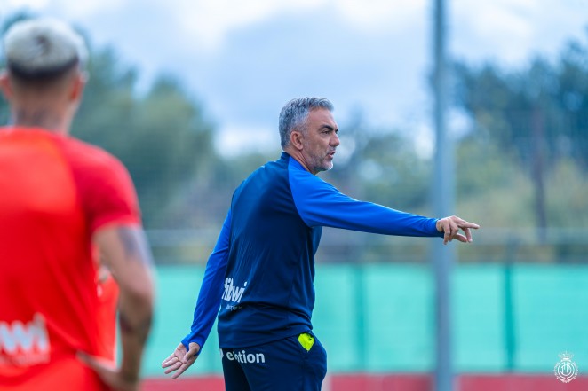 Toni Amor, durante un entrenamiento
