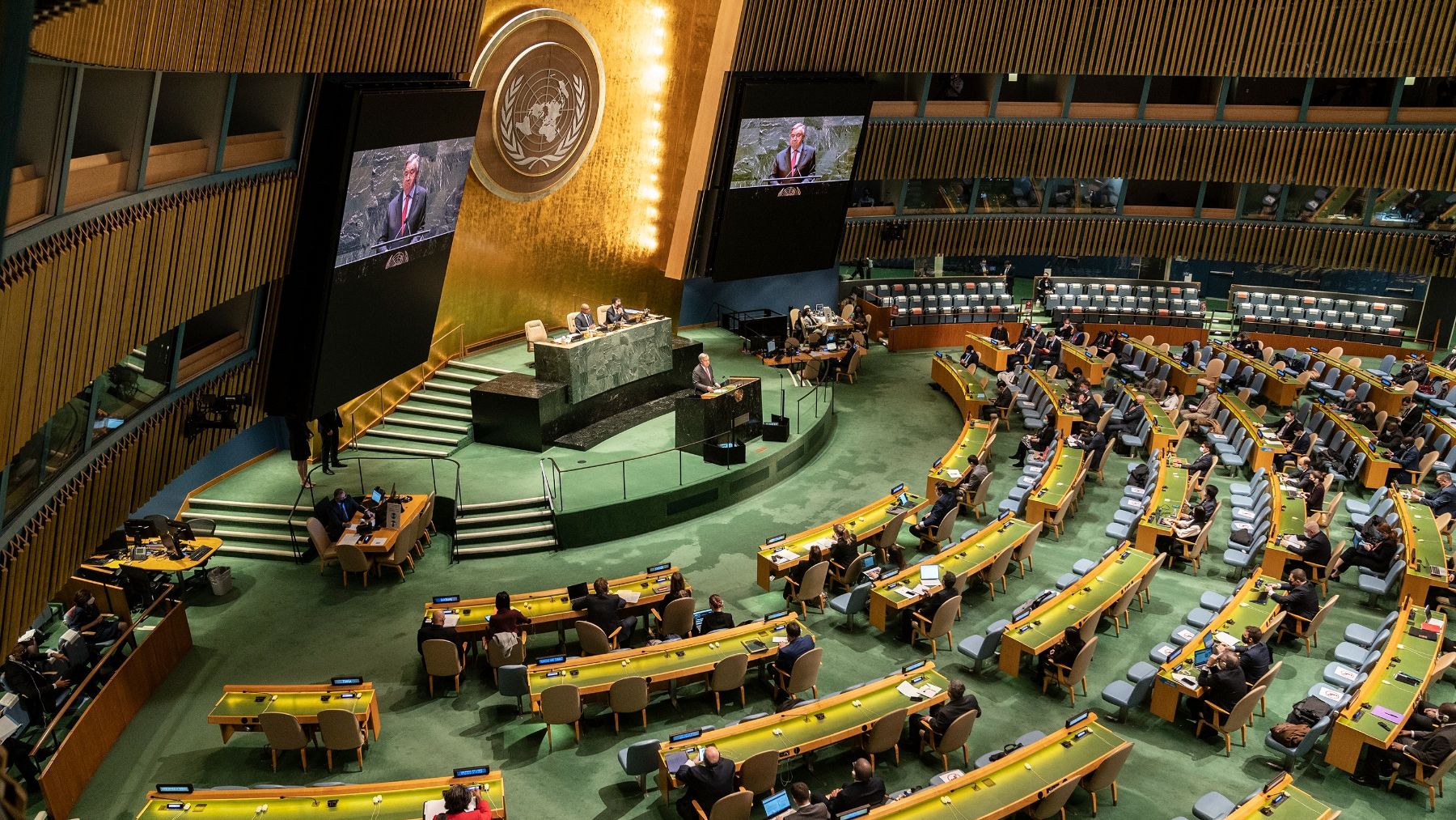 Sesión plenaria de la Asamblea General de la ONU (Foto: Europa Press).