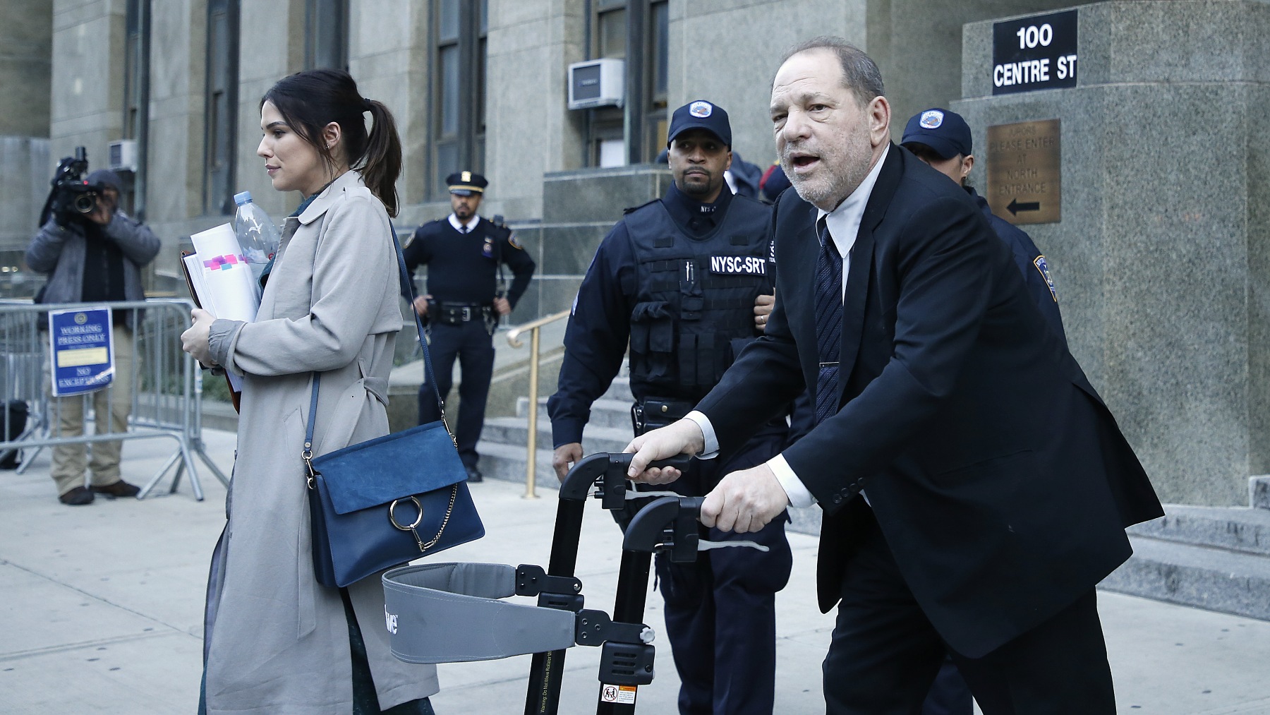 Harvey Weinstein, a su salida del Tribunal de Nueva York (Foto: Europa Press).