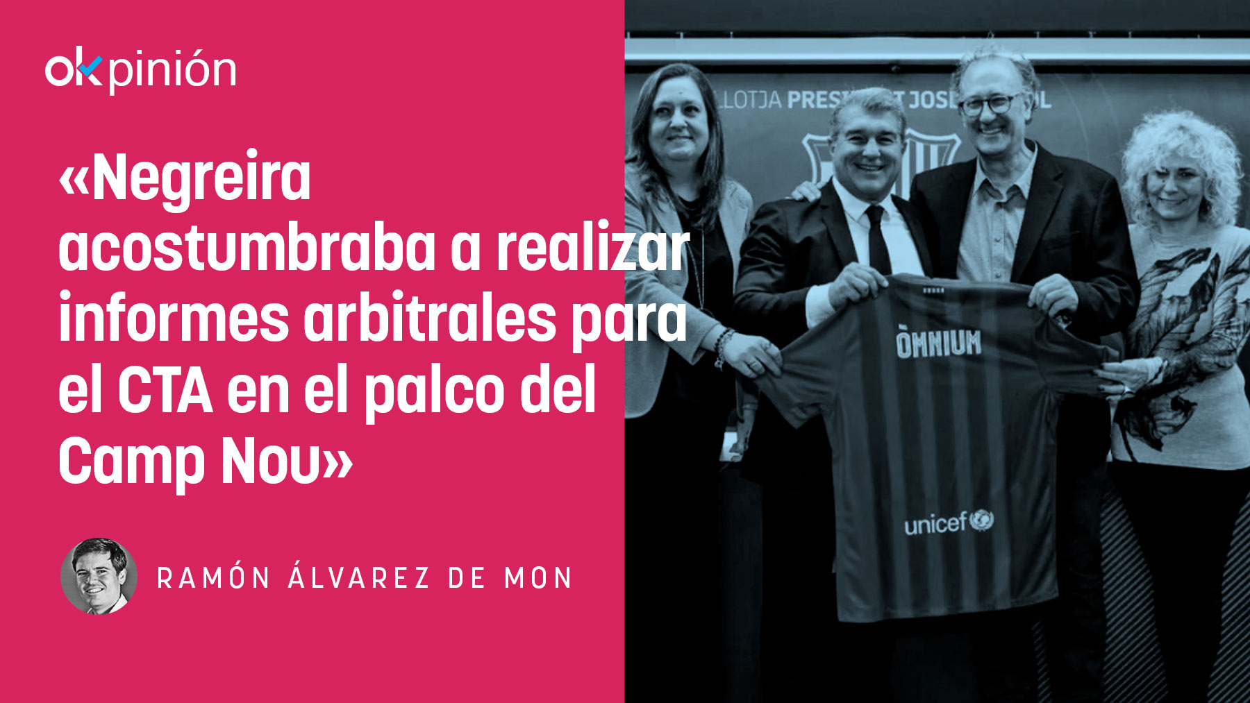 Negreira no es irrelevante por mucho que digan los árbitros