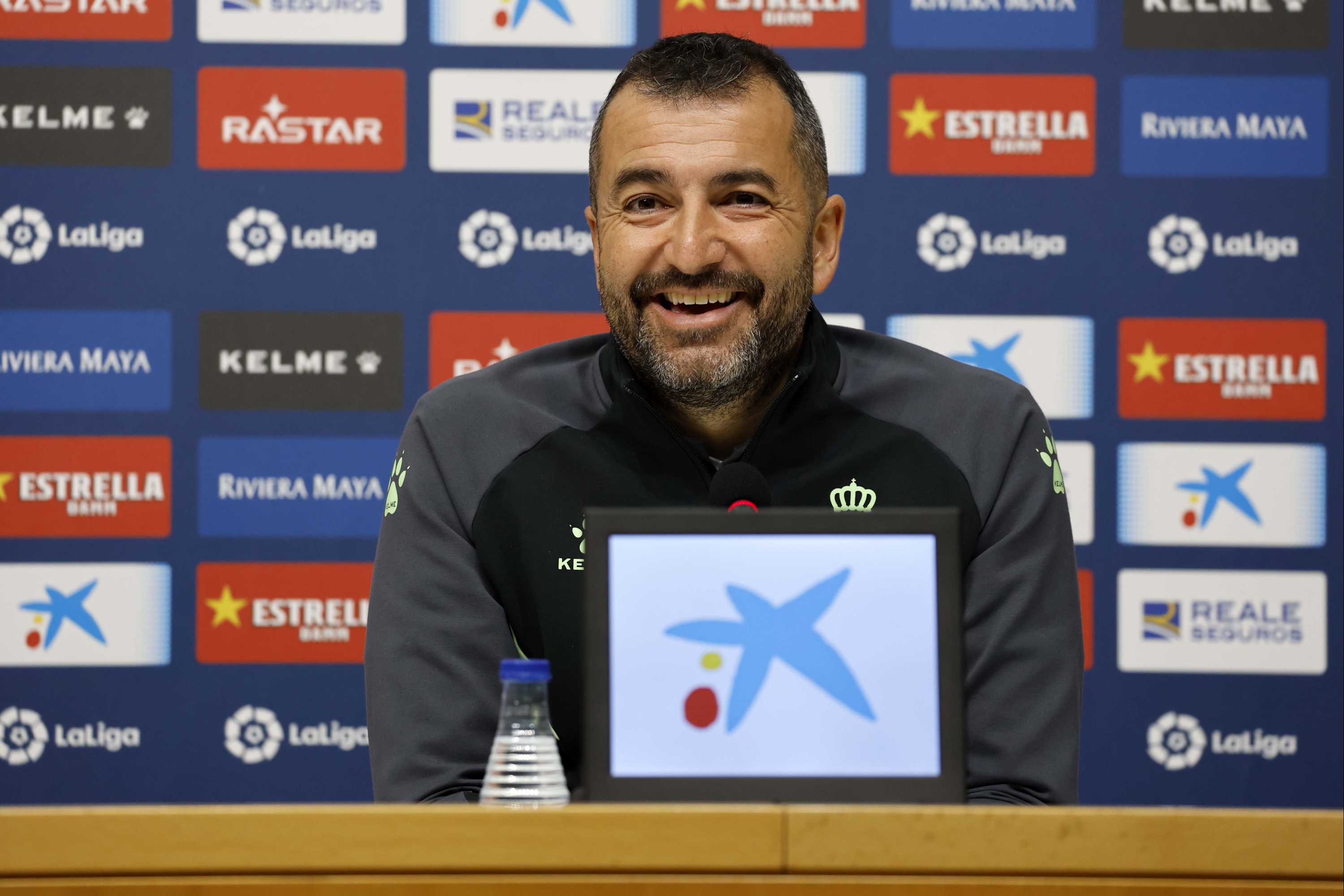 Diego Martínez, en rueda de prensa