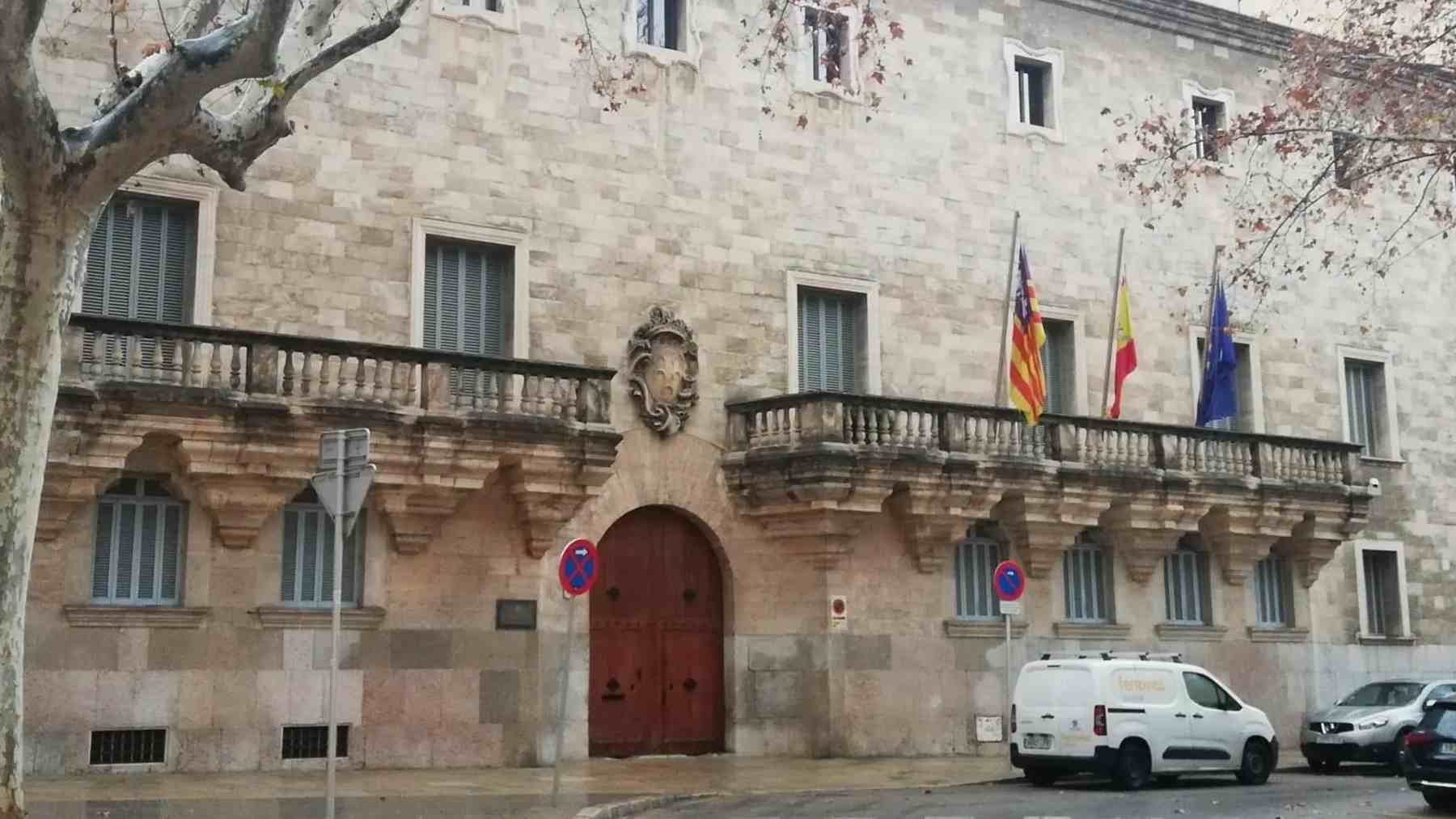 Imagen de la Audiencia Provincial de Baleares en Palma.