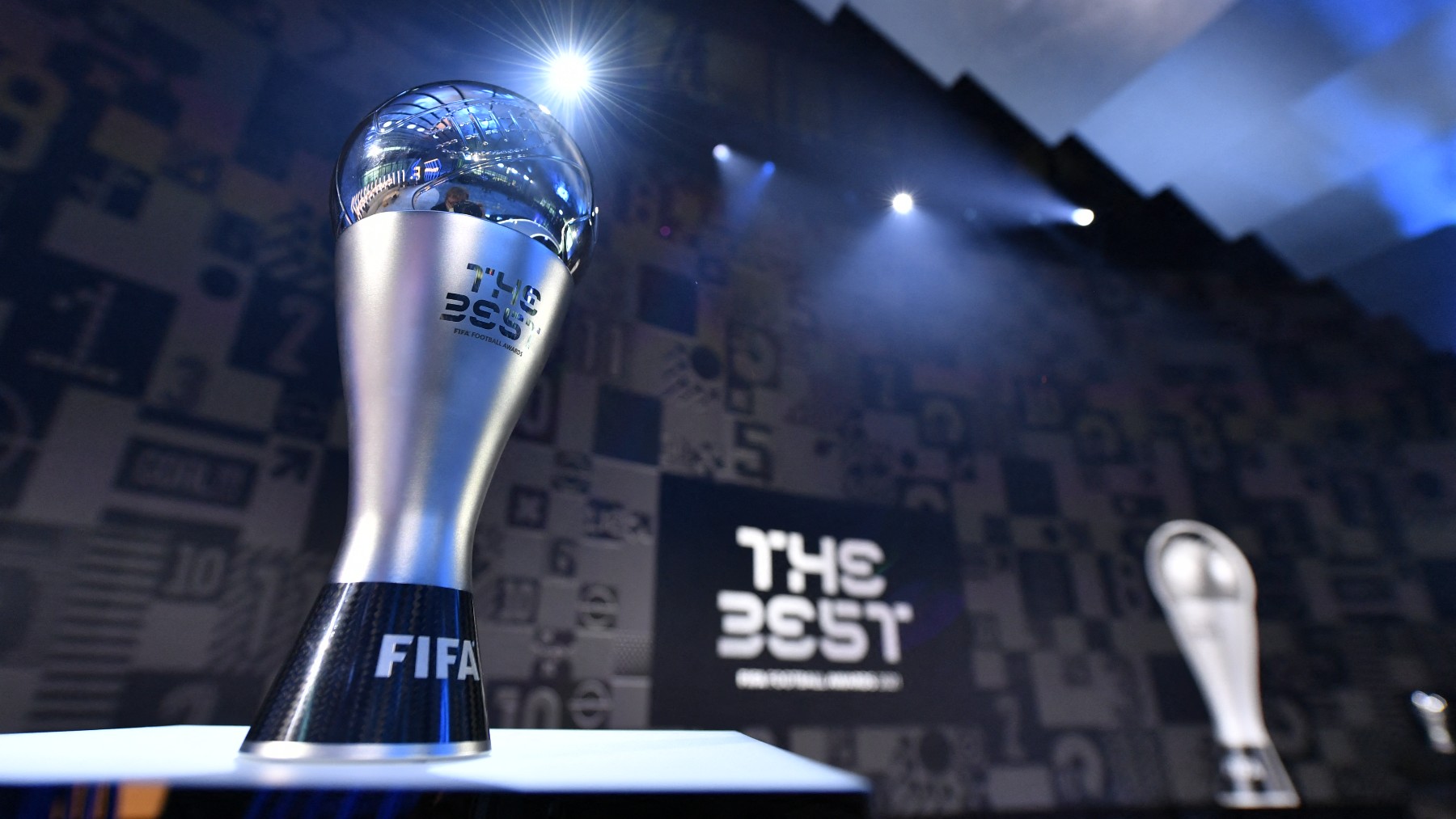 El premio The Best. (AFP)