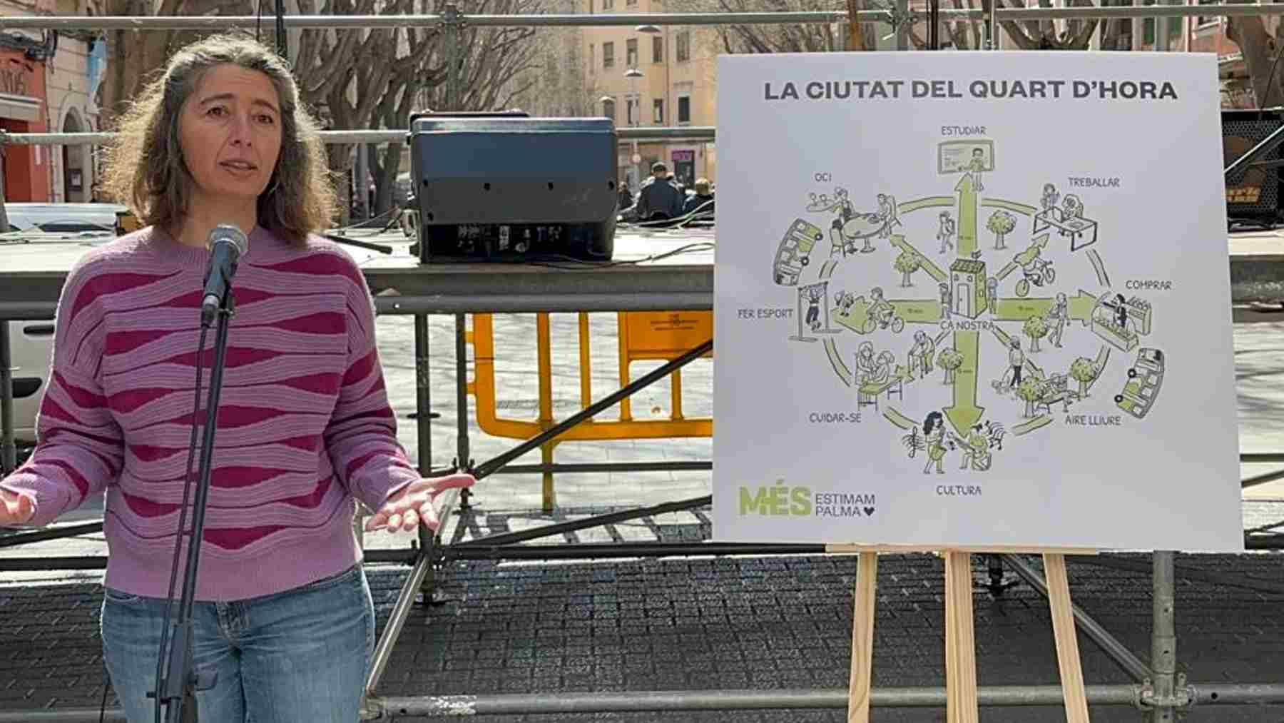 La concejala de Més del área de Modelo de Ciudad de Palma, Neus Truyol.