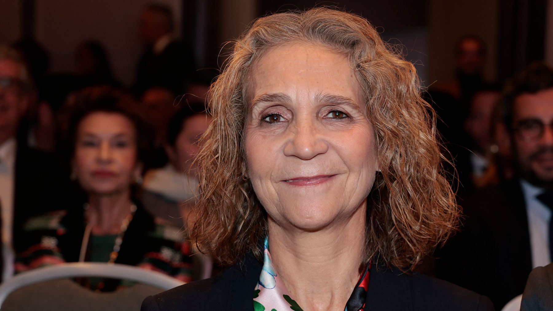 La infanta Elena ha mostrado su cara más amable