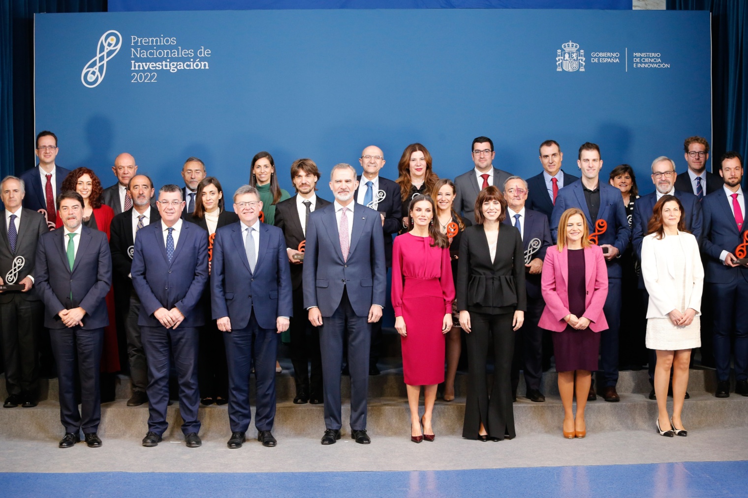 Los Reyes en los Premios Nacionales de Investigación (Foto: EP)