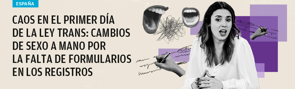 Caos en el estreno de la Ley Trans: cambios de sexo a mano por la falta de formularios en los registros