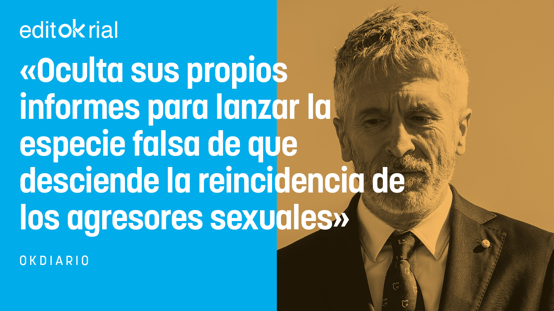 Obsceno ejercicio de manipulación de Grande-Marlaska