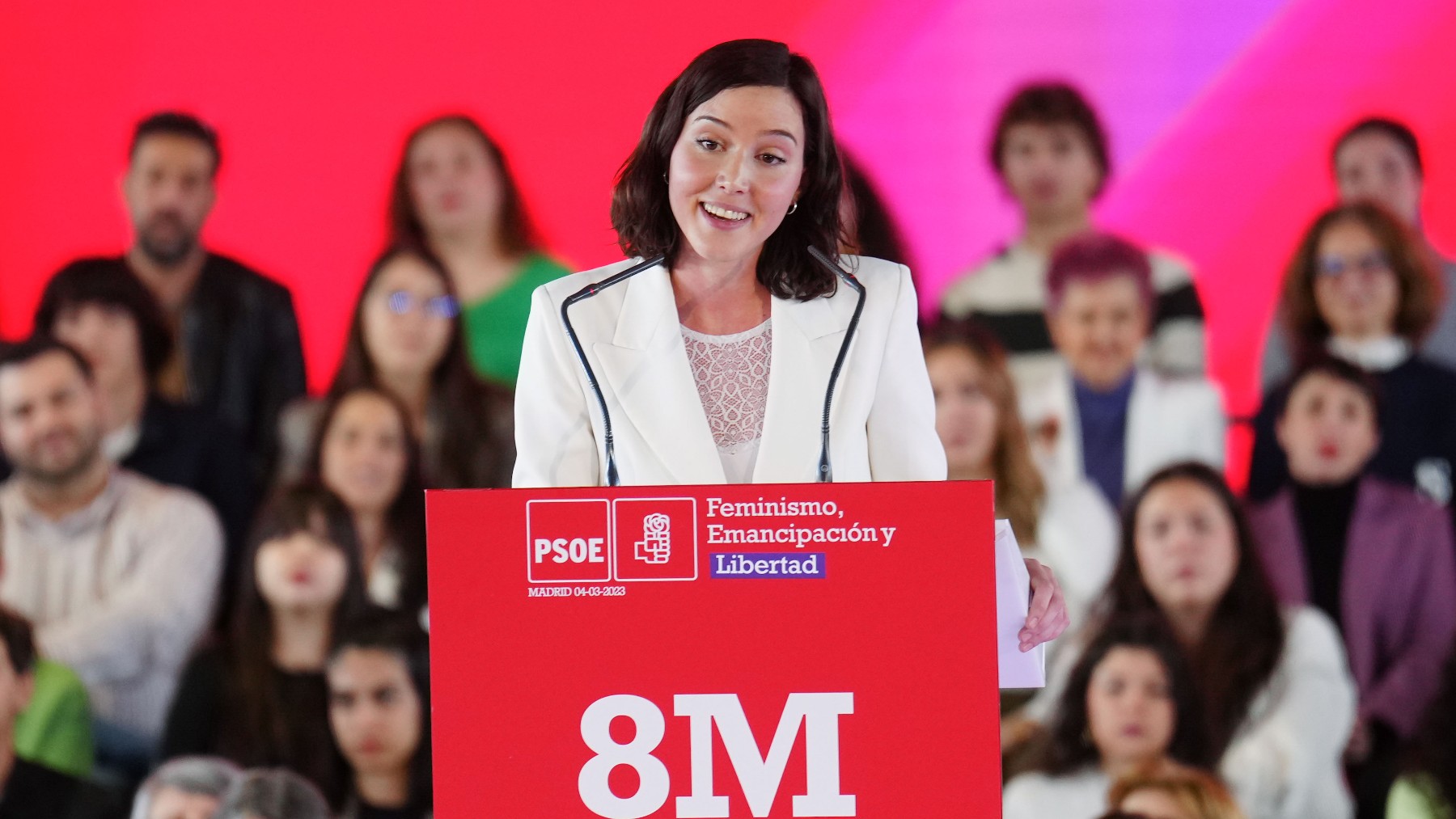 Andrea Fernández, diputada y secretaria de Igualdad del PSOE. (Foto: EFE)