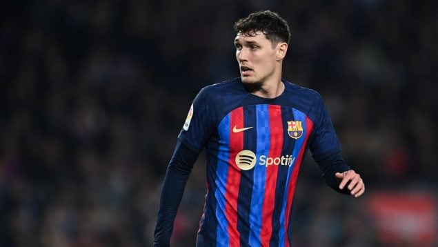 Andreas Christensen, jugador del Barcelona. (Getty)