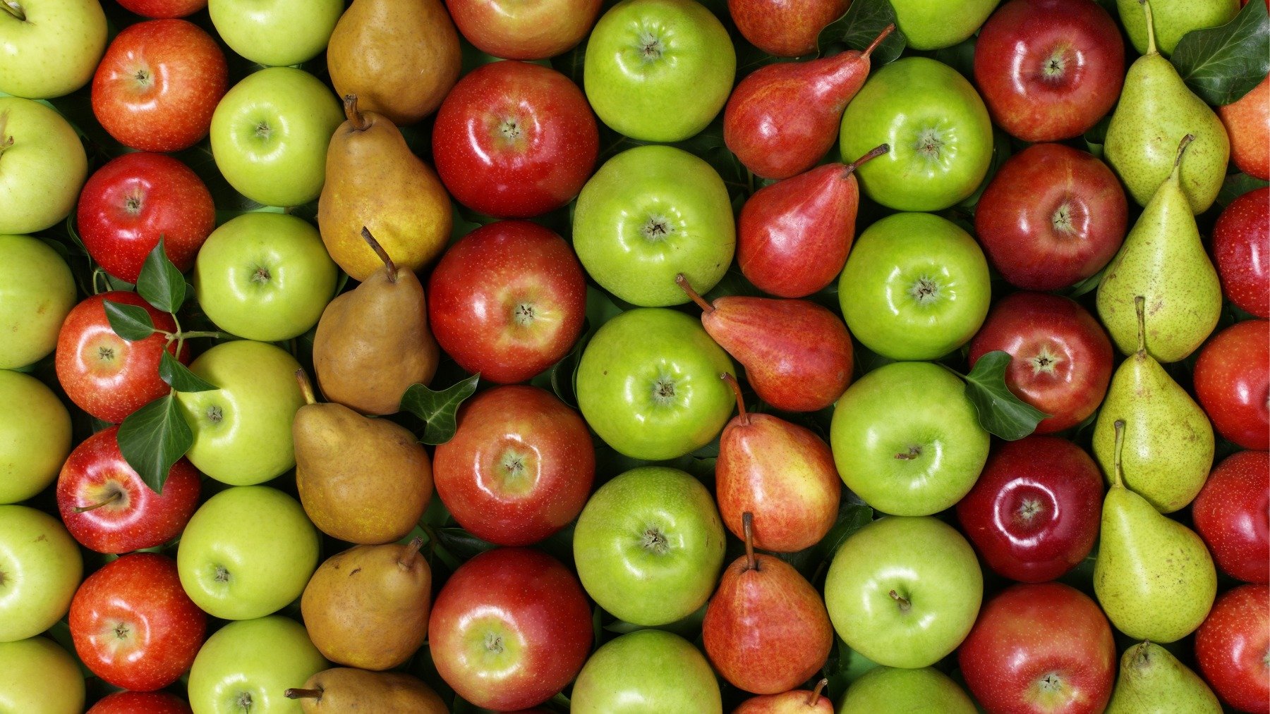 Manzanas y peras