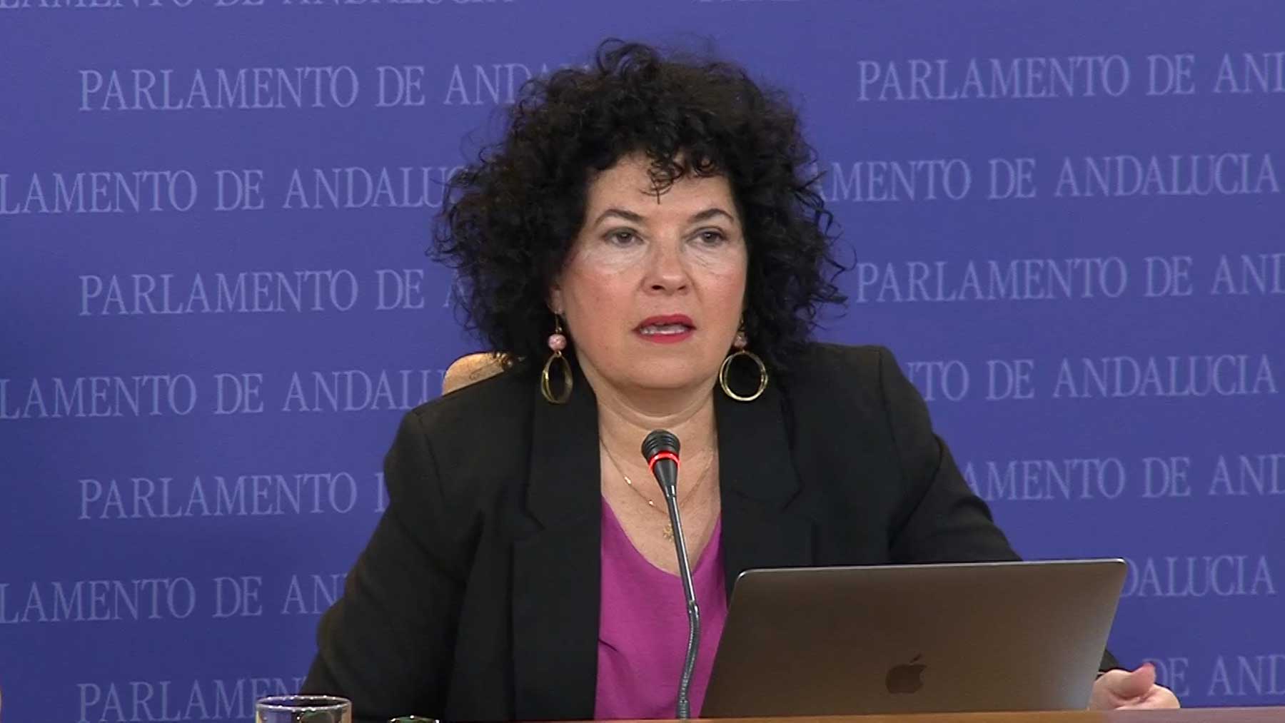 Maribel Mora, diputada de Adelante Andalucía.