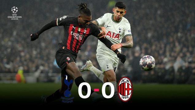 El Milan elimina al Tottenham y se vuelve a hacer grande en Europa