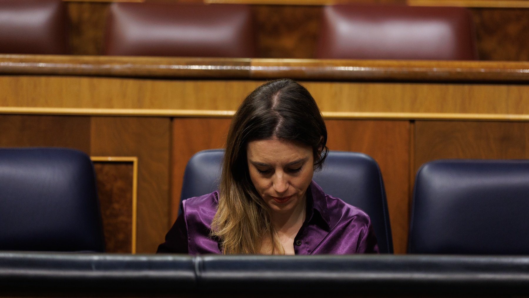 La ministra de Igualdad, Irene Montero, en el Congreso de los Diputados.