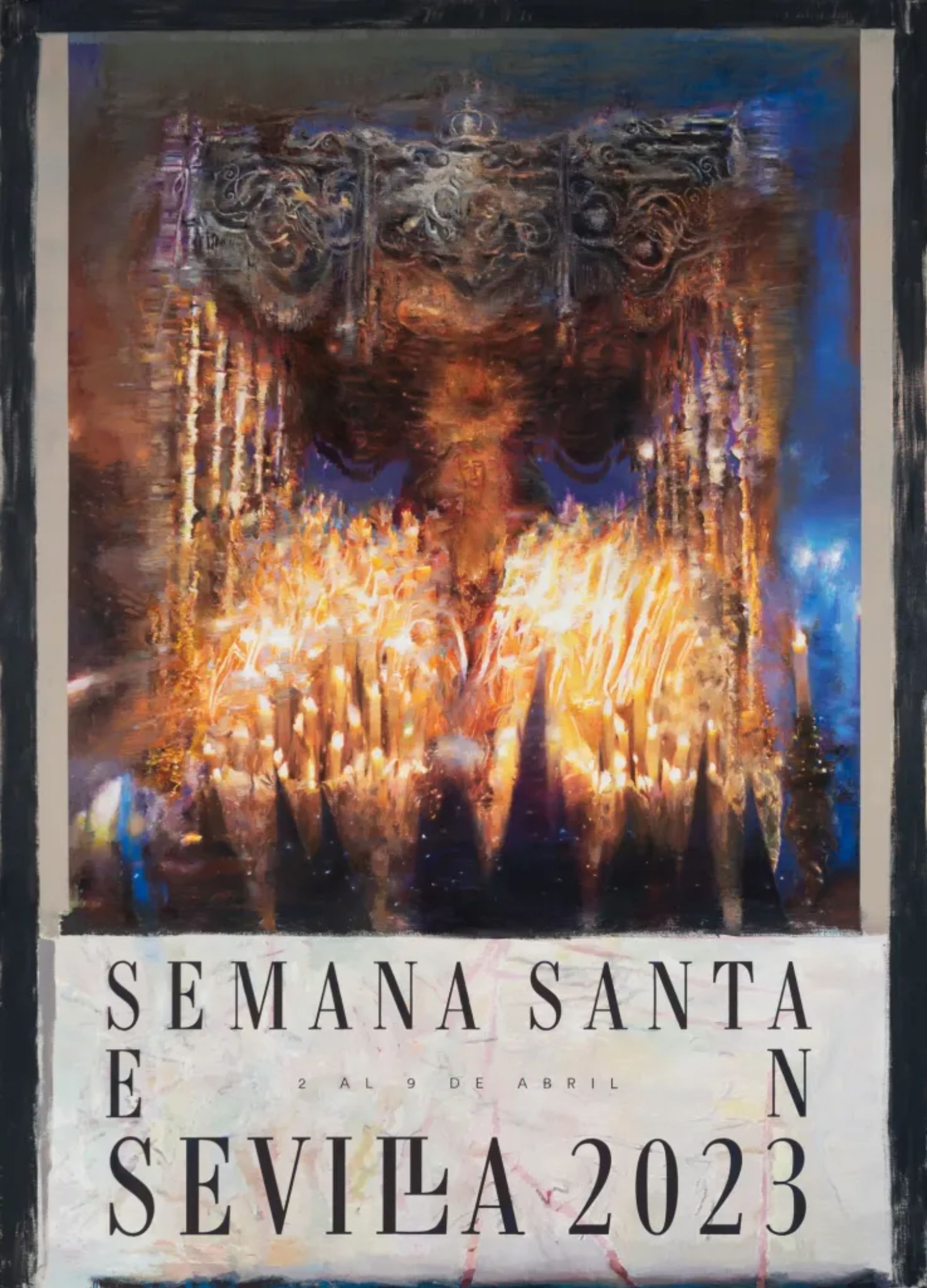 Así es el cartel de la Semana Santa de Sevilla 2023