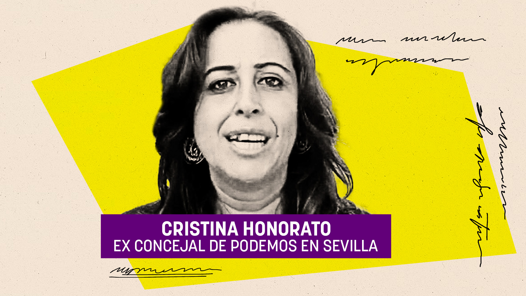 Cristina Honorato, ex concejal de Podemos Sevilla.