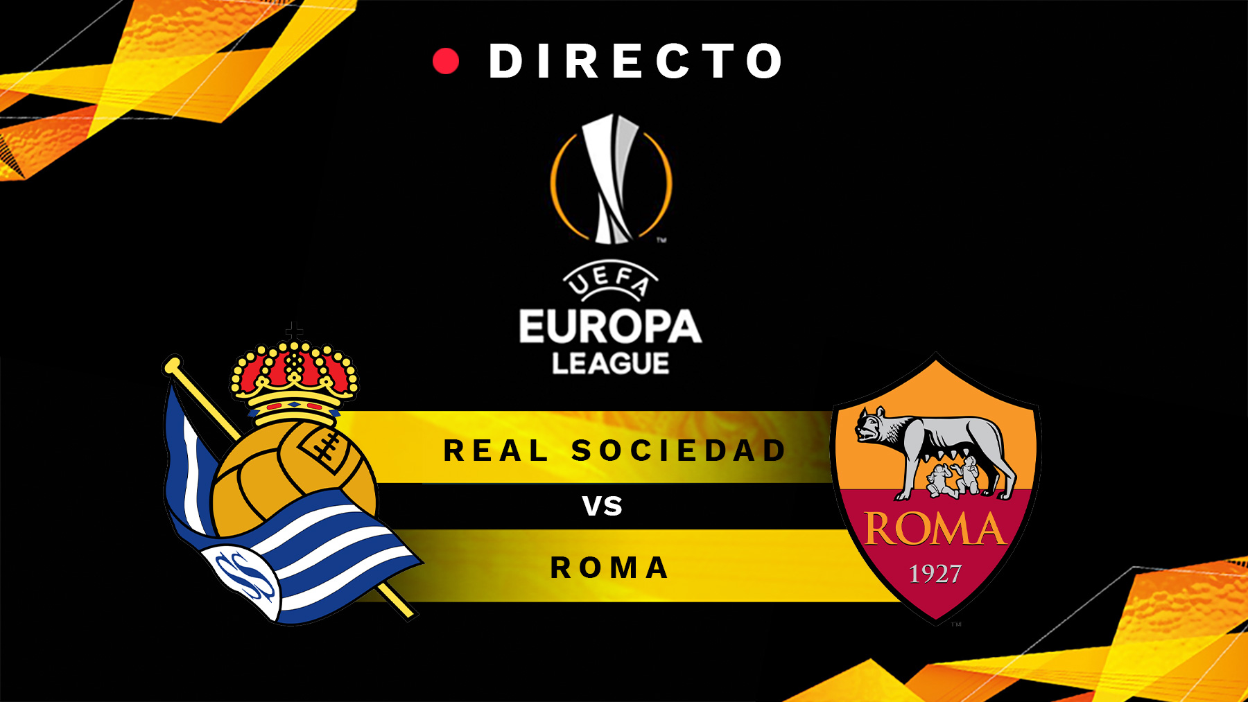 Real Sociedad – Roma, en directo: resultado, goles y minuto a minuto del partido de Europa League hoy.