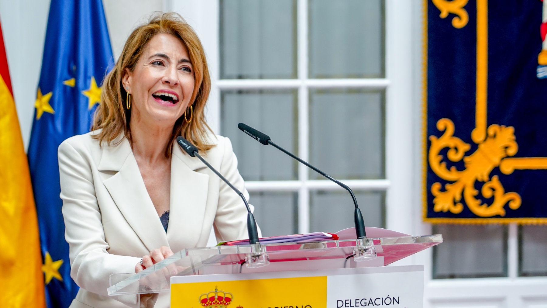 Raquel Sánchez, ministra de Transportes, Movilidad y Agenda Urbana (EUROPA PRESS).