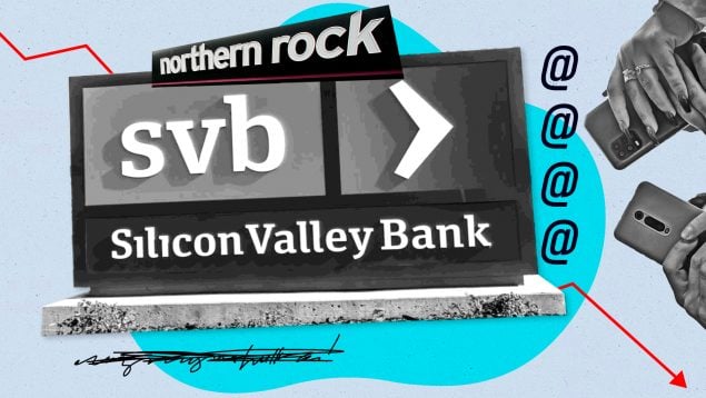 SVB: la crisis financiera de 2008 empezó por un banco pequeño y las redes sociales amplifican el pánico