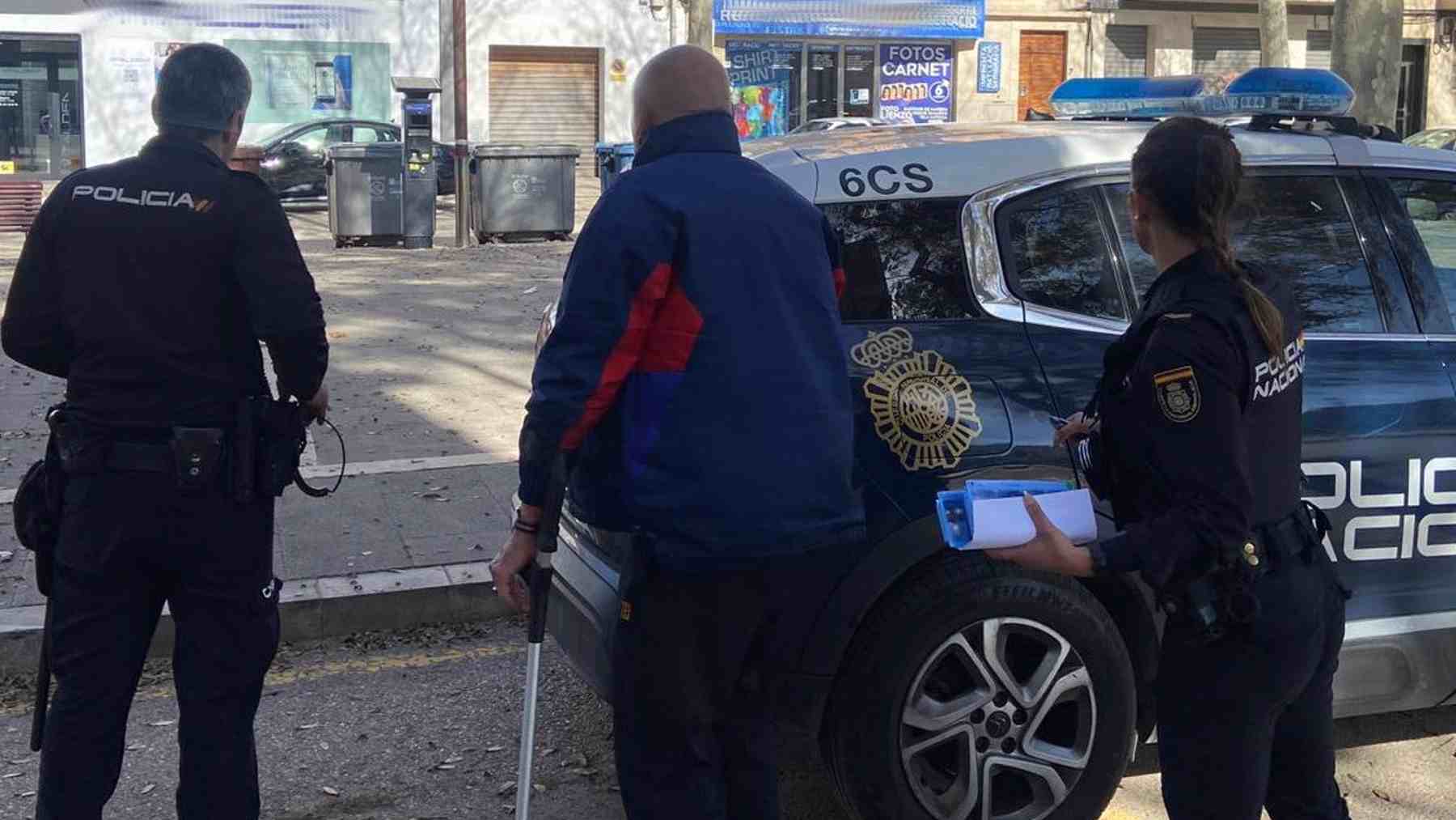 Uno de los ancianos detenidos por múltiples robos en Manacor. POLICÍA NACIONAL