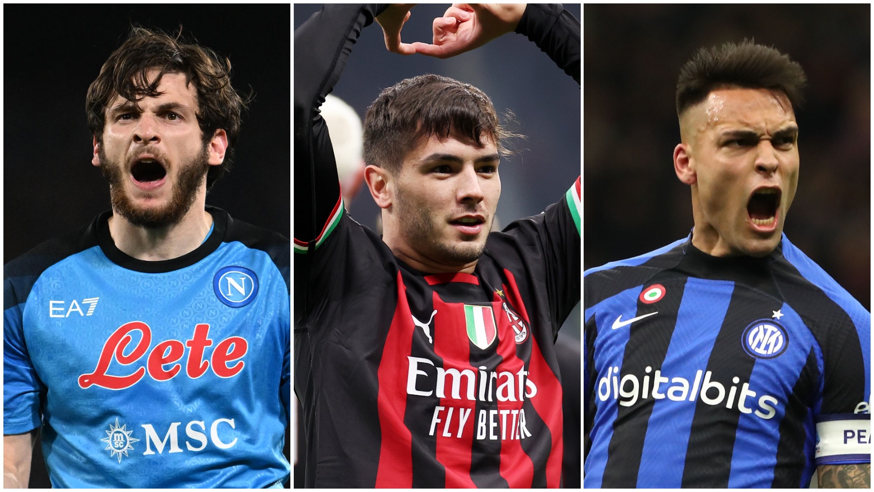 Nápoles, Milan e Inter triunfan en Europa. (Getty)