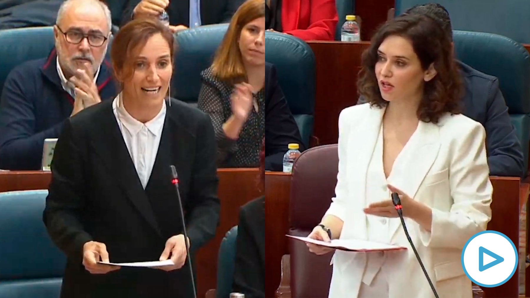 Isabel Díaz Ayuso retrata a Mónica García y la señala por su "tren de vida"