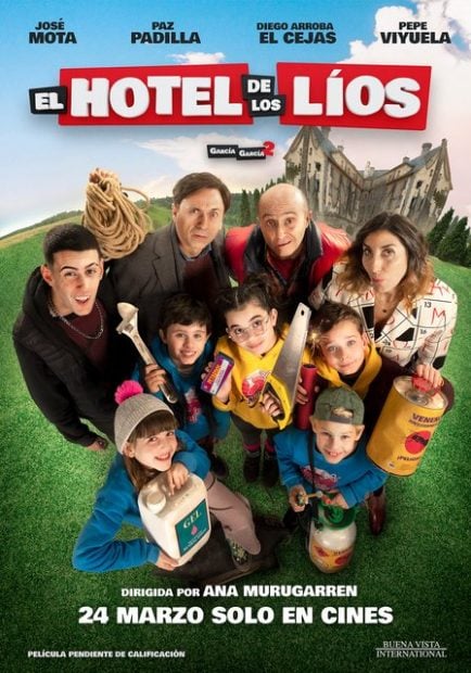 Pepe Viyuela and José Mota star in El Hotel de los líos