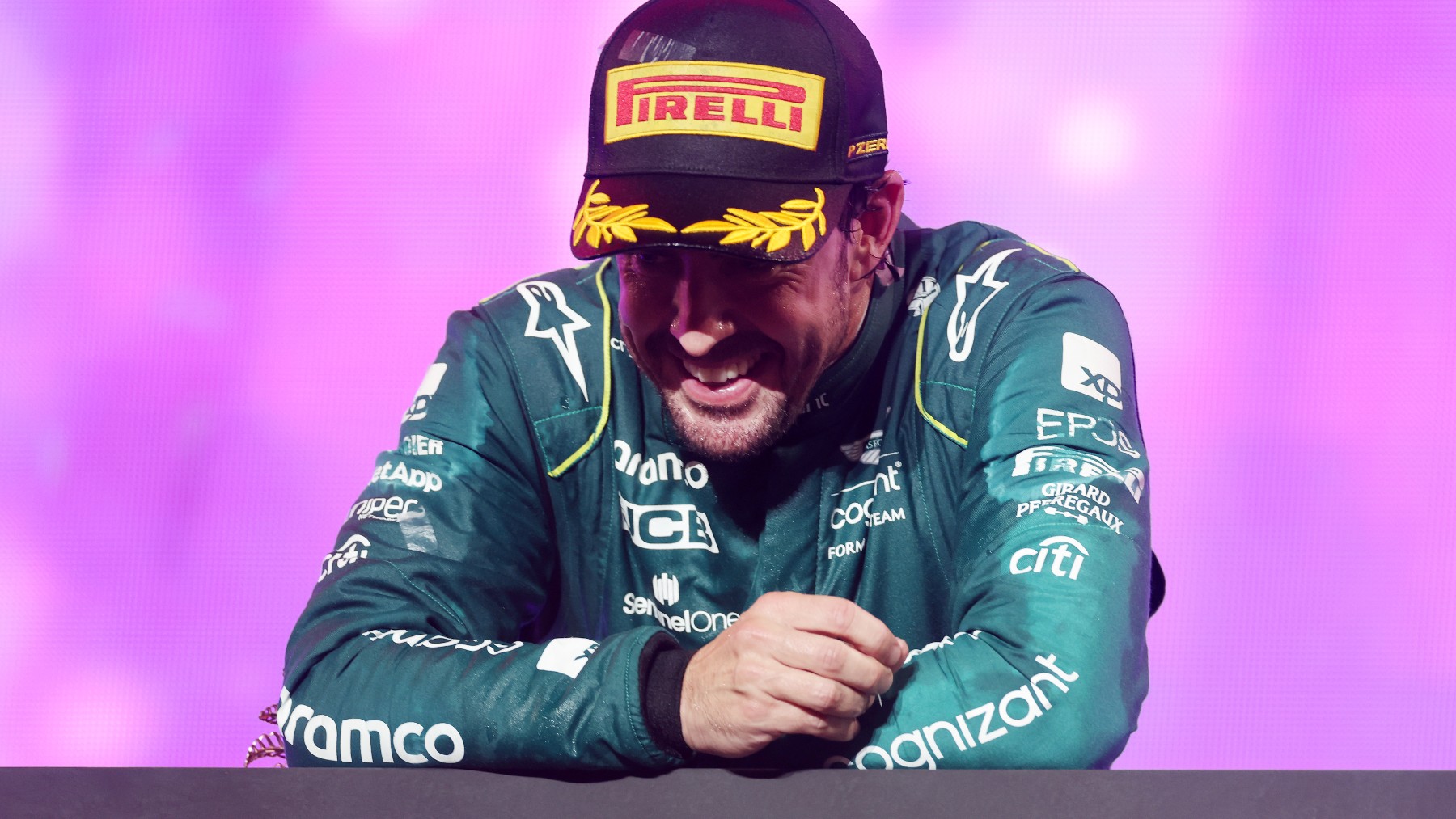 Fernando Alonso tras el Gran Premio de Arabia Saudí (Getty)